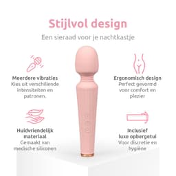 Plesur® Wand Vibrator - Erotiek - Seksspeeltjes - Vibrators voor Vrouwen - Stil & Discreet - Sex Toys voor Vrouwen - Clitoris Stimulator — thumbnail 3