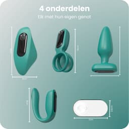 Enjoy Toys® - The Lovekit - Met afstandbediening - Vibrator - Ultiem genot - Eindeloos samen of alleen spelen - Sex toys voor mannen - Sex toys voor vrouwen - Leuk cadeau — thumbnail 7