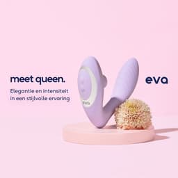 Eva® Queen Pro - Vibrator voor Vrouwen - Luchtdruk Sex Toy - G-Spot Stimulator & Clitoris Satisfyer - Seksspeeltjes voor Koppels - Dildo Vibrator - Realistisch - Erotische Audio - Sex Toys voor Vrouwen - Cadeau voor vrouw - Lavender Purple — thumbnail 2
