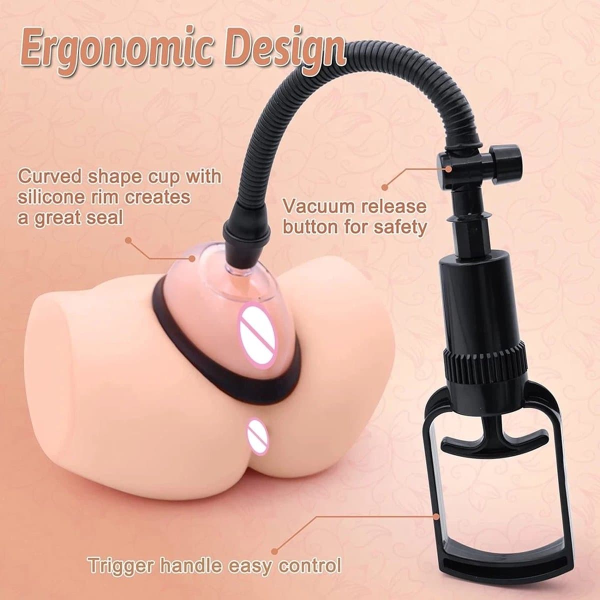 Pussy Pump - Vagina Pomp - Clitoris Pomp - Sextoy - Pleasure Pump - Erotische Accessoires - Erotiek - Seksspeeltjes - Inclusief Gratis Cockring & Kerstmuts - — afbeelding 1