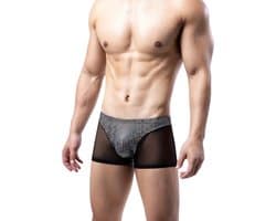 Sexy Heren Boxer - Ondeugend Versierde Mannen Boxershort - Heren Mode | ( XL ) | LekkerStout | ( LS216 )