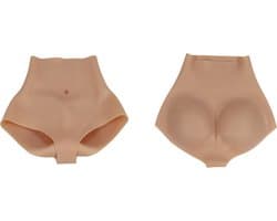 High Waist - 100% hypoallergene - medische siliconen body - one size - bilvergroter - bredere heupen - elastisch - shapewear - shaping - Vrouwen lichaam - Transgender - Vrouwelijke vorm - cosplay - crossdressing - femboy - slip - broekje - body