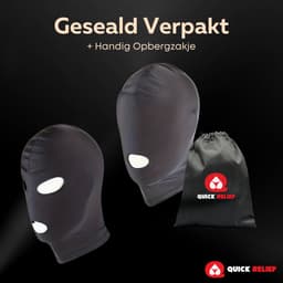 Quick Relief Mask™ - BDSM Masker - Set van 2 SM Maskers - Erotiek - Sexy Masker - Spannend voor Koppels - Bondage Seks - Fetish masker - Bondage masker — thumbnail 7