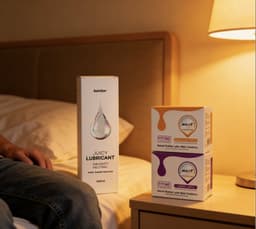 glijmiddel waterbasis 300ml + condooms met ribbel 10 stuks + condooms met noppen 10 stuks - satisfyer+ Fitone erotische geschenksets — thumbnail 6