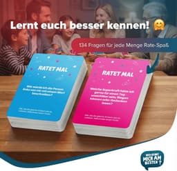 Wie Kent Mij Het Beste - Familie Spel - Avond Vullen - Met Uitwisbare Borden - 20x12x4 cm — thumbnail 5