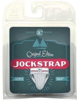 MM Sports The Original No. 10 Swimmer/Jogger Jockstrap 3 inch White - MAAT M - Heren Ondergoed - Jockstrap voor Man - Mannen Jock — thumbnail 4