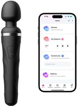 Lovense - Domi 2 - Mini Wand Massager - Wand Vibrator - Vibrator - Wandvibrator - Vibrators voor Vrouwen - Sex Toys voor Mannen en Vrouwen - Vibrators - Clitoris Stimulator - Oplaadbaar - Zwart — thumbnail 22