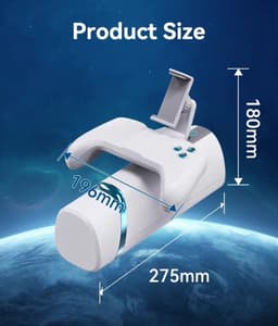 Masturbator voor Man - Sex Toys voor Mannen - Blowjob Simulator - Telefoonhouder – Zuigende & Knijpende Sex Toys voor mannen - Automatisch Vibrerende Blowjob Masturbators - Pocket Pussy Zelf Electrisch – USB Oplaadbaar – Wit — thumbnail 4