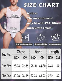 Mannen Body String Transparant Streep Mouwloos Kleding Stretch Onderhemd — thumbnail 5