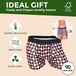 Ademende Bamboe Boxershorts voor Heren - Ideaal voor Warm en Koud Weer — thumbnail 4