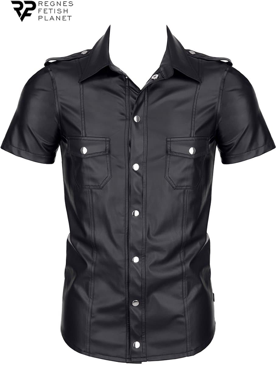 RM Luca - zwart overhemd Size L — afbeelding 1