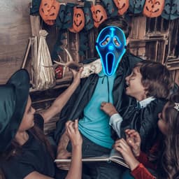 Eng Scream Geest Masker voor Halloween en Carnavalsfeesten — thumbnail 4