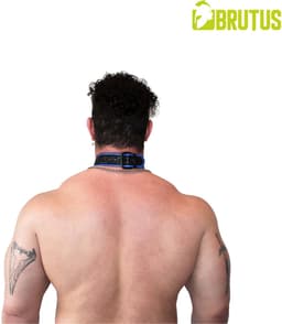 Brutus Vegan Puppy Collar - Zwart/Blauw — thumbnail 5