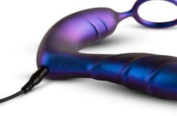 Hueman - Black Hole Anaal Vibrator Met Cockring - Oplaadbaar - Waterproof - Vibrators - Vibrators voor Mannen - Buttplug - Anal Plug - Sex Toys voor Mannen - Seksspeeltjes - Butt Plug - Paars — thumbnail 3