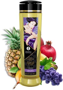 Shunga - Massageolie - Romance Sparkling Strawberry -240 ml — thumbnail 5