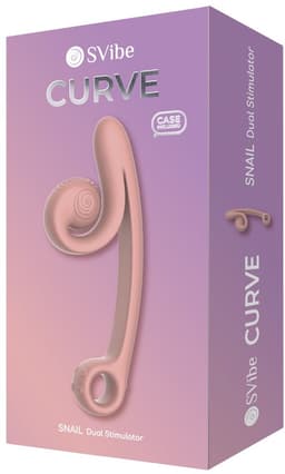 Snail Vibe - Snail Vibe - Curve Vibrator - Peachy Pink — thumbnail 1