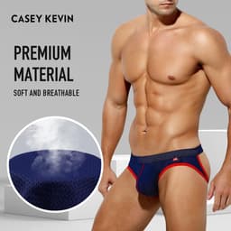 Ademende Atletische Jockstrap Ondergoed voor Heren — thumbnail 4