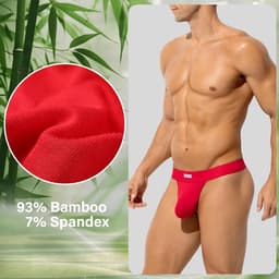 Heren String Tanga Slip Stringless Jockstrap Ondergoed — thumbnail 4
