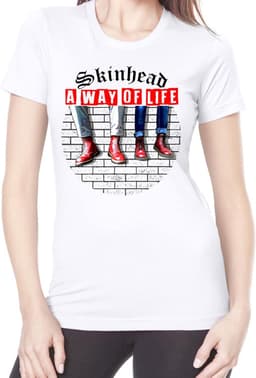 Dames T-shirt - Skinhead Oi Punk - Casual Kleding - Premium Katoen Kwaliteit - Maten S tot XXL — thumbnail 4