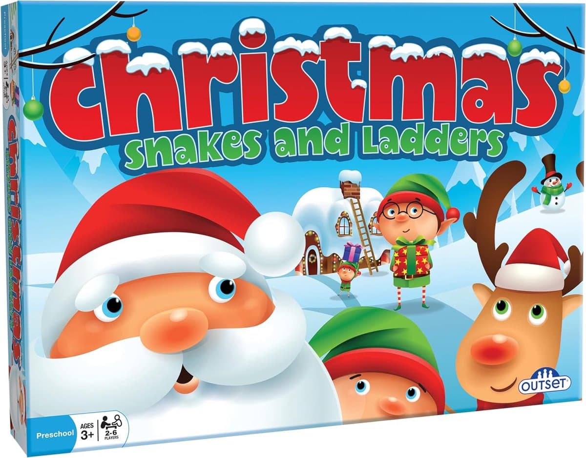Kerstslangen en ladders - Gezellig gezelschapsspel voor het hele gezin — afbeelding 1