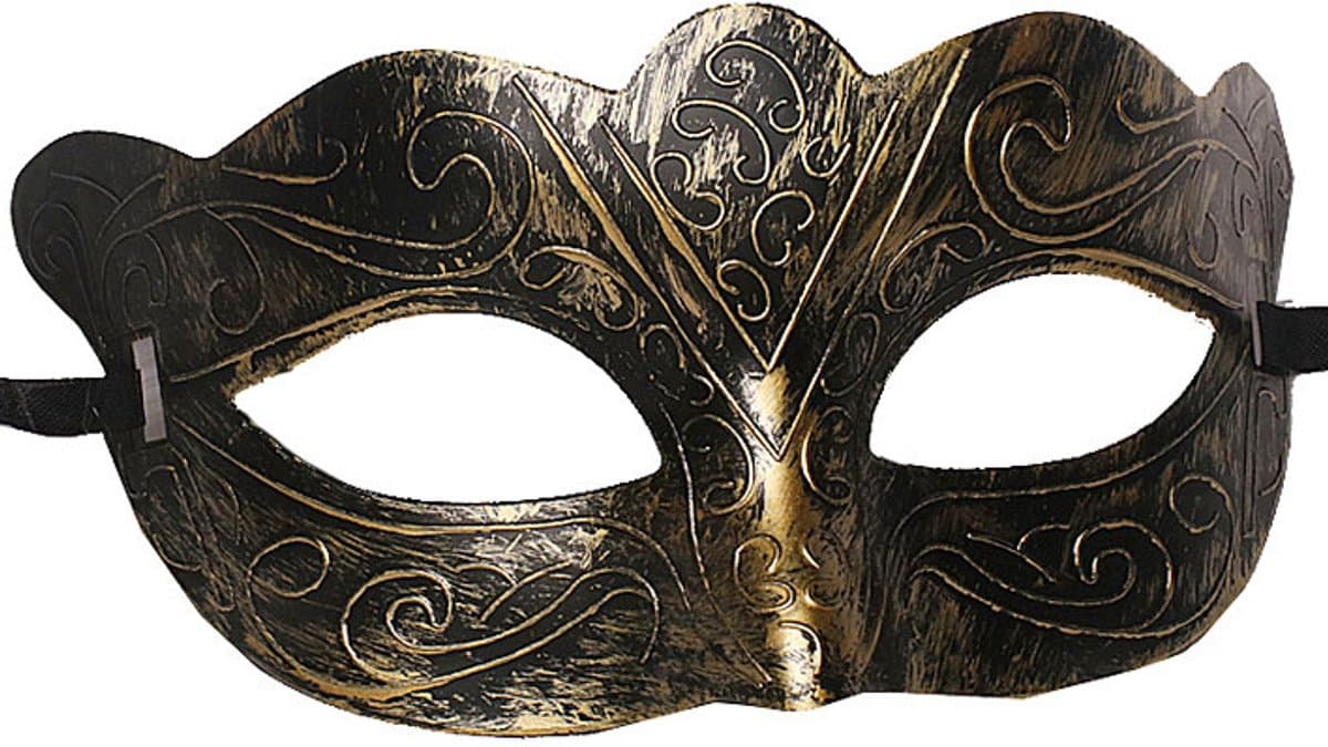 Maskers - Venetiaans oogmasker - Retro gouden masker - Masker gala - Gemaskerd bal masker - Feest masker - Dames en Heren - Carnaval en Halloween Verkleed Masker — afbeelding 1