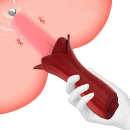 VIN® Sex Toys voor Vrouwen Likkende Tong Vibrator - Vibrators voor Vrouwen - Tong Vibrator - Clitoris Zuiger – Diep Waterdicht – Bef Vibrator met 10 Sterke Standen - Siliconen - Discreet Verzonden — thumbnail 1