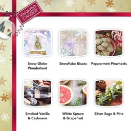 Giftset met 6 Geurende Stearin Kaarsen - Sneeuw Globe Wonderland Collectie - Perfecte Cadeaus voor Vrouwen — thumbnail 4