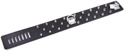 Smart Moves - Brede Collar met Spikes - Inclusief Leash - Zwart — thumbnail 2