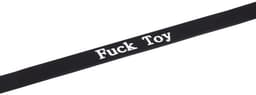 Rimba - Halsband - Collar Met Tekst - FUCK TOY - Siliconen - Zwart — thumbnail 10