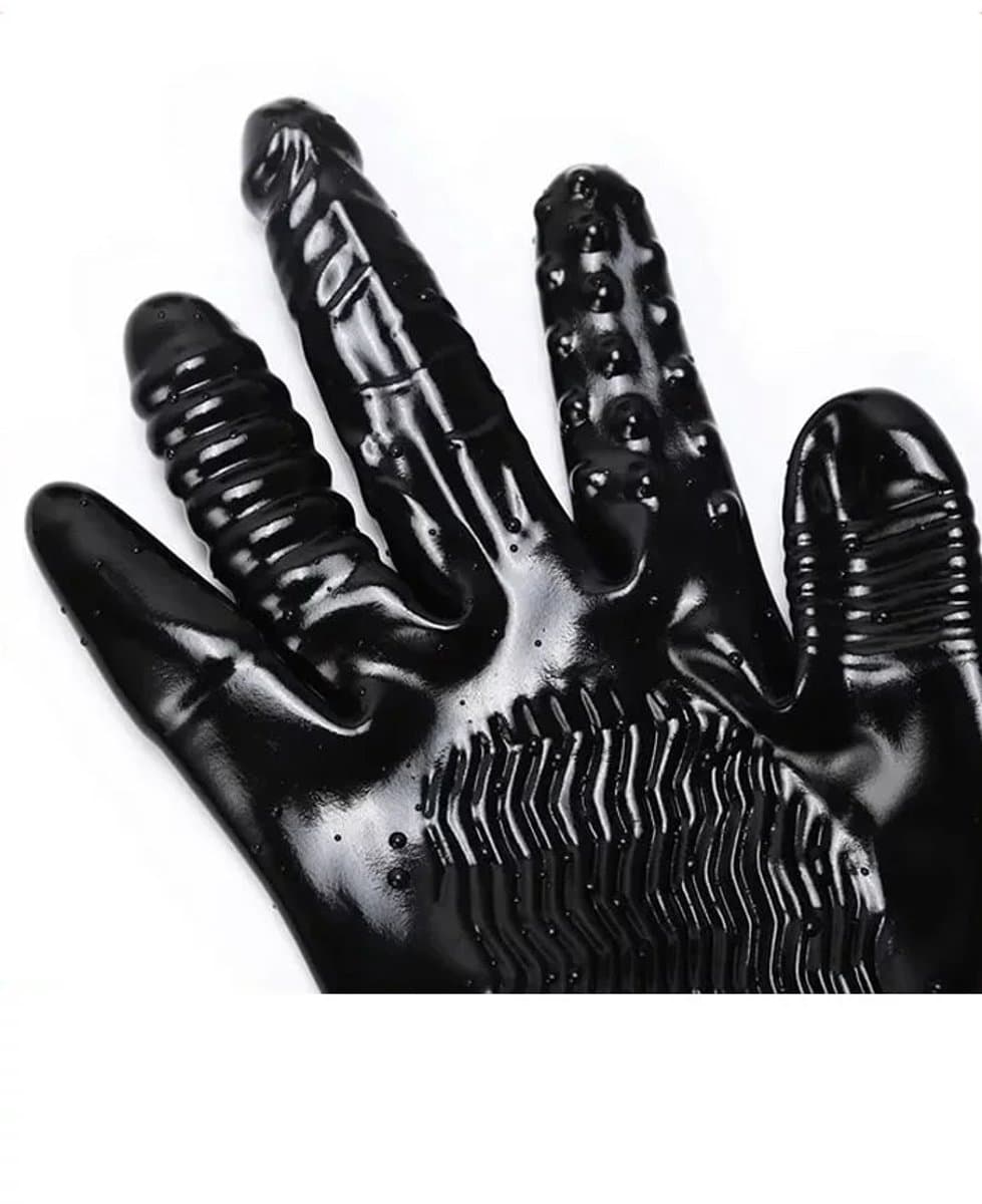 Masturbatie handschoen - sextoys - noppen - dildovinger — afbeelding 1
