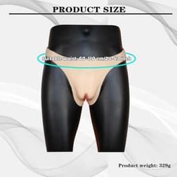 Crossdressing Slipje voor Heren - Gaff Slip met Camel Toe Controle en Y-Type String - Perfect voor Crossdressers, Transgenders en Drag Queens — thumbnail 2