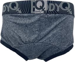 BodyQ Herenlingerie – Sexy Herenboxer in Grijs-Zwart | Comfortabel & Verleidelijk – Maat S — thumbnail 3