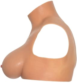 Siliconen Borsten met een Crop Top - Cupmaat G - Siliconen Borsten Crop Top Voor Je Eigen Persoonlijkheid of Rollenspel - Geschikt voor maat S-M-L — thumbnail 4