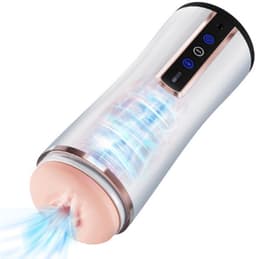 Lunvira® Elektrische Masturbator - Sex Toys Voor Mannen Zelf Aftrekken - Pocket Pussy - 10 Vibratiestanden - USB-Oplaadbaar - blowjob simulator — thumbnail 1