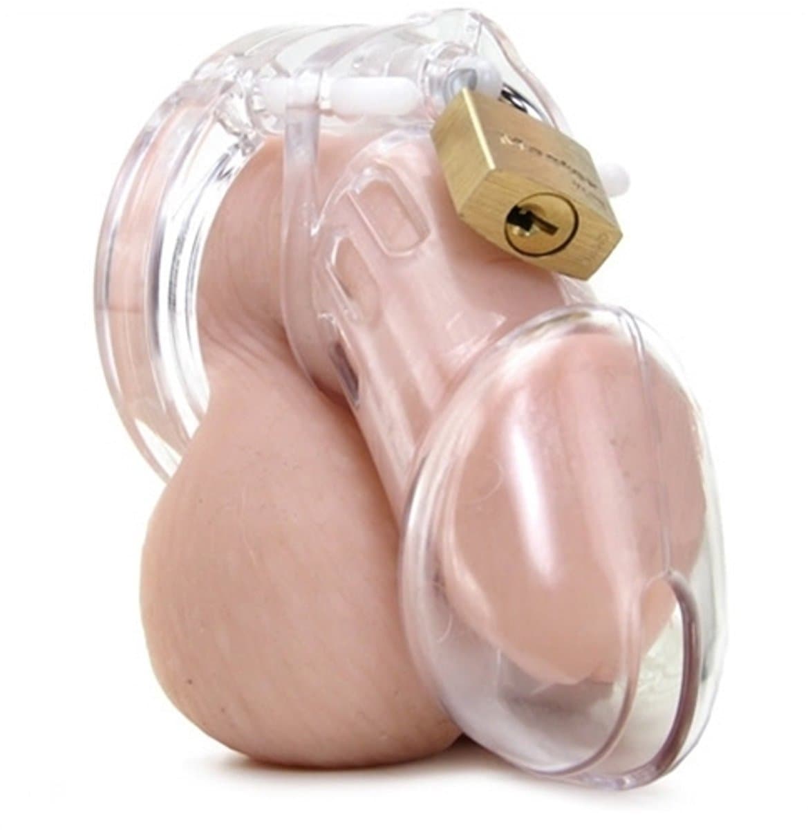 Transparante Kuisheidskooi - Transparante Peniskooi - Transparante Chastity — afbeelding 1