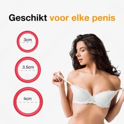 Cockring Siliconen 3 verschillende maten - Penisring - Sexspeeltjes voor mannen - Speeltjes voor koppels - Jespro — thumbnail 8
