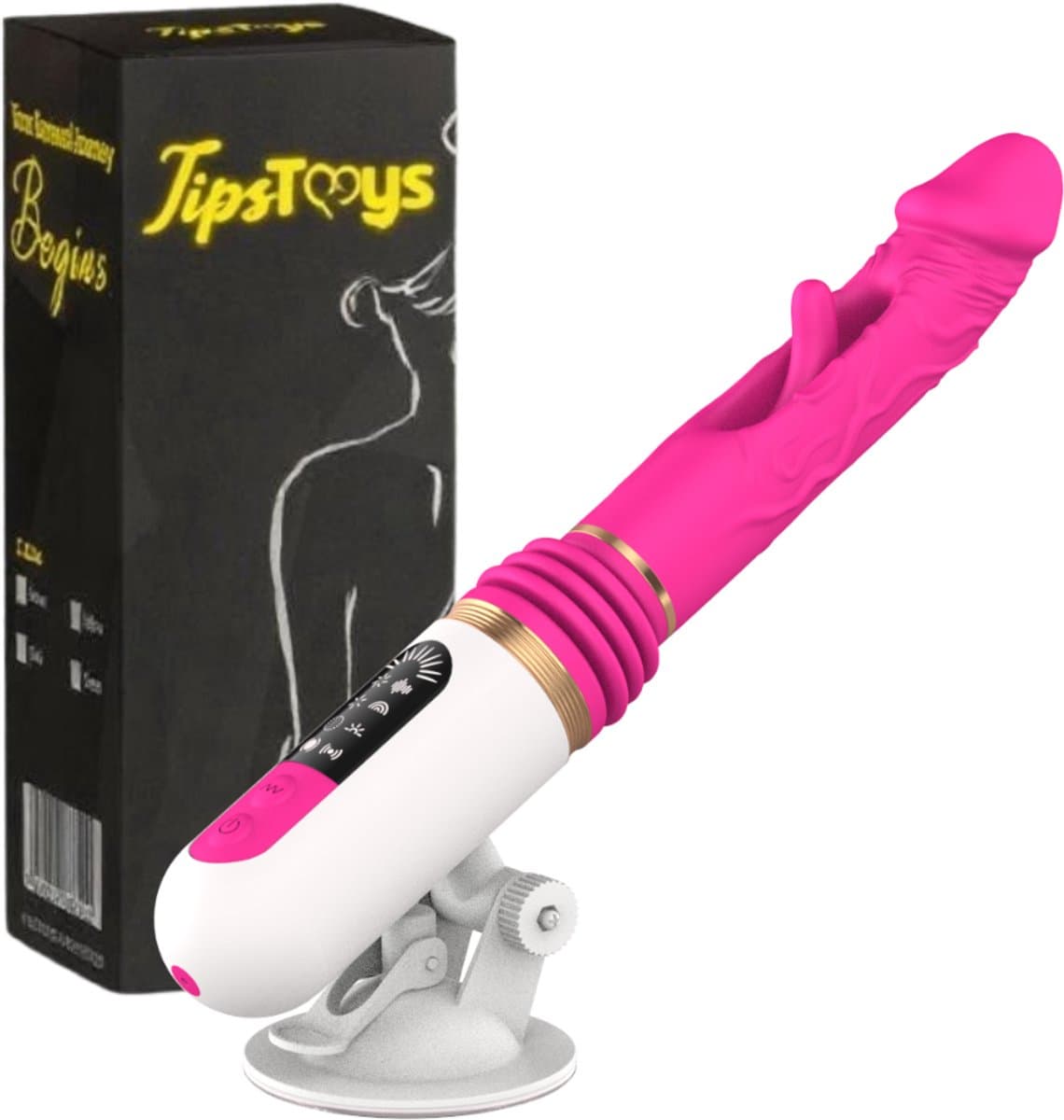 TipsToys® Seksmachine Seksmeubel - Dildo Vibrator - Stotende Sex machine voor Vrouwen - Seksspeeltje Sex Toys — afbeelding 1