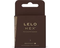 LELO HEX XL Respect Condooms - 3 stuks