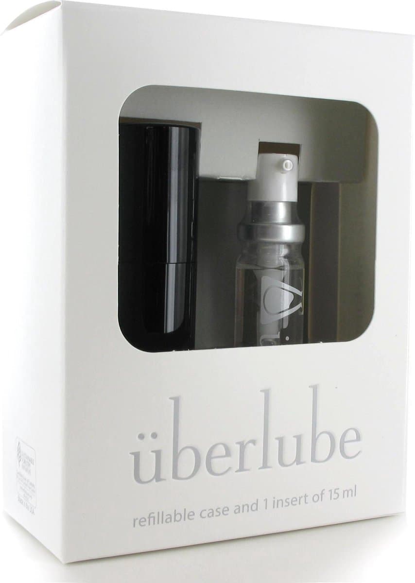 Uberlube - Siliconen Glijmiddel Good-To-Go Zwart — afbeelding 1