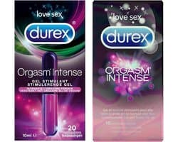 Durex Orgasm'Intense 10 condooms + Durex Intense Orgasmic Gel 10ML