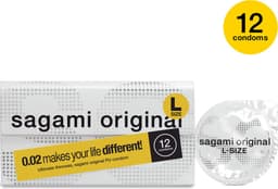 Sagami Original 0.02 L-size (2nd generation) ultradunne latexvrije condooms van polyurethaan — thumbnail 5