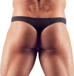 Open Mannen String Penis en Balzak — thumbnail 3