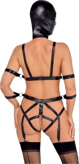 Bad Kitty Bondage Rio Harnas met Masker Maat Medium — thumbnail 5