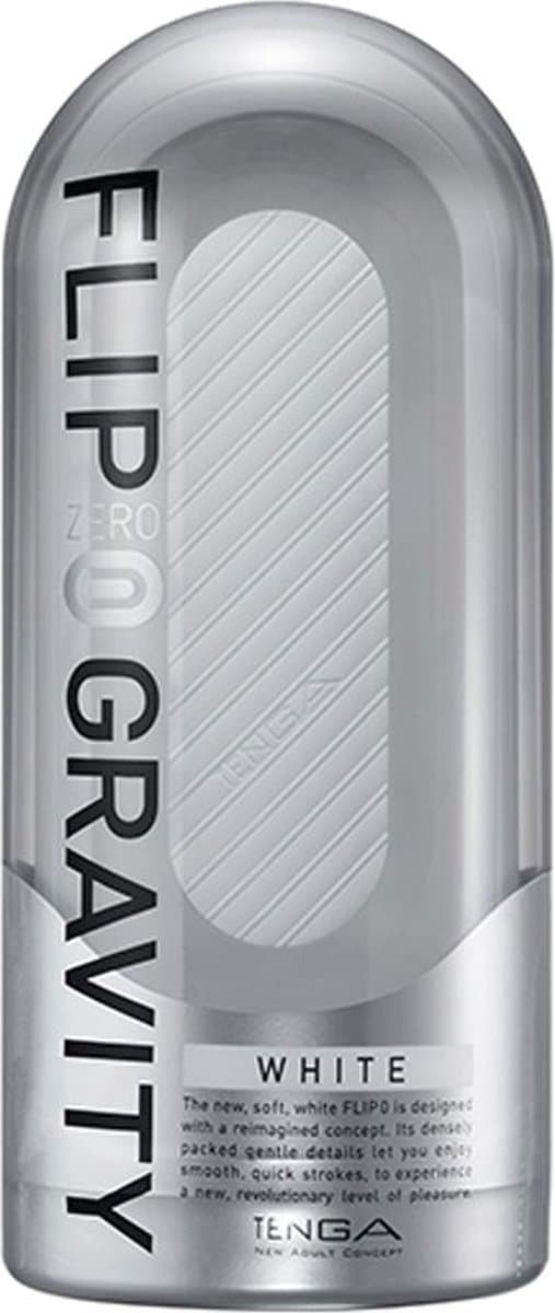 Tenga - Flip Zero Gravity Masturbator - Wit — afbeelding 1