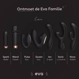 Eva® Personal Massager - Magic Wand - Vibrator voor Vrouwen - Krachtige Clitoris Stimulator - 75% Intensere Stimulatie - 20 Standen - Fluisterstil - Sex Toys voor Vrouwen - Seksspeeltjes - Cadeau voor Vrouw - Sensuele Audio - Obsidian Black — thumbnail 11