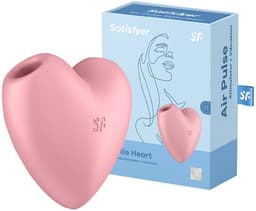 Satisfyer 'Cutie Heart', 8 cm, drukgolven en vibratie, speels design — thumbnail 10