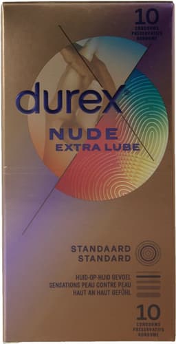 Durex - Condooms Nude Extra Lube - Ultradun - Met extra glijmiddel - 10 stuks — thumbnail 10