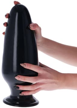 Lusty XXL Buttplug StereoLite - 32 cm x 12 cm - Mega Grote Anaalplug - Met Zuignap - Gemaakt van PVC — thumbnail 1