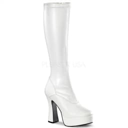 Pleaser - ELECTRA-2000Z Kniehoge laarzen - US 16 - 47 Shoes - Wit — thumbnail 1