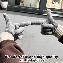 Allecto plus - Winterhandschoenen 2 paar Touchscreen - Warm en winddicht - Unisex mannen vrouwen jeugd - Geschikt voor winteruitjes — thumbnail 7